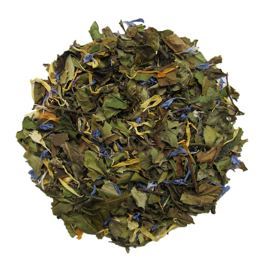 White Peony with Peach