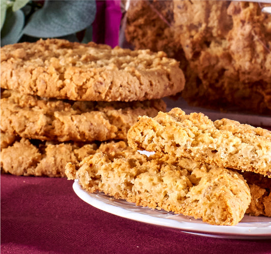 Rhubarb Crumble Cookies