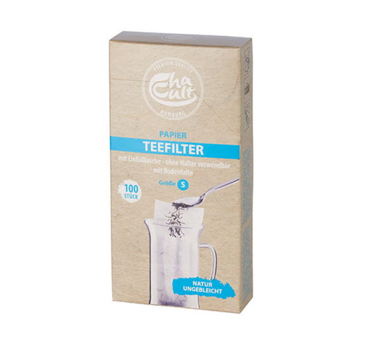 Kleine Papier-Teefilter – 100er-Box