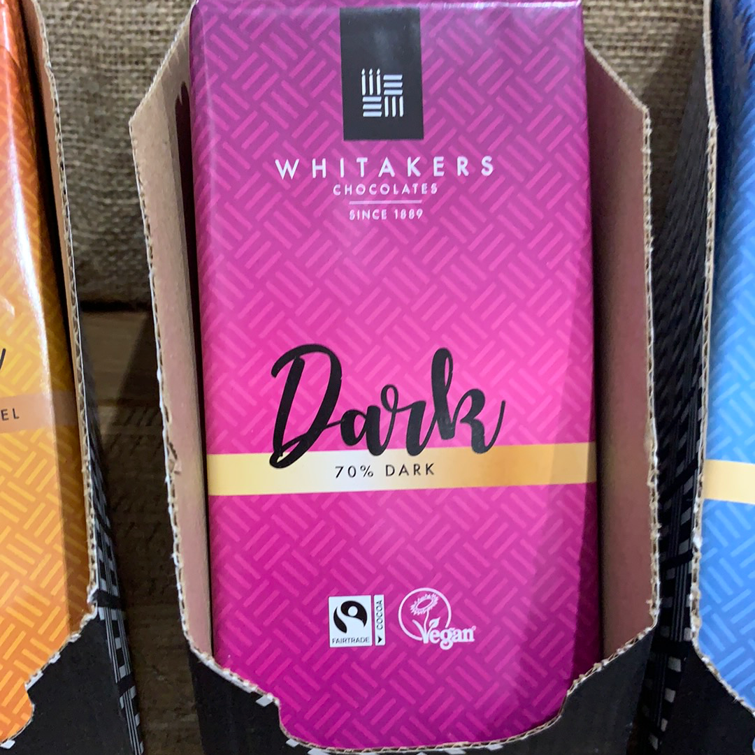 Whitakers - Dark Chocolate Bar